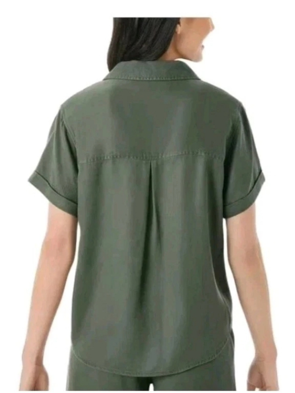 Member's Mark Women's Tencel Camp Shirt L SIZE- Ao3-2H - Picture 2 of 6